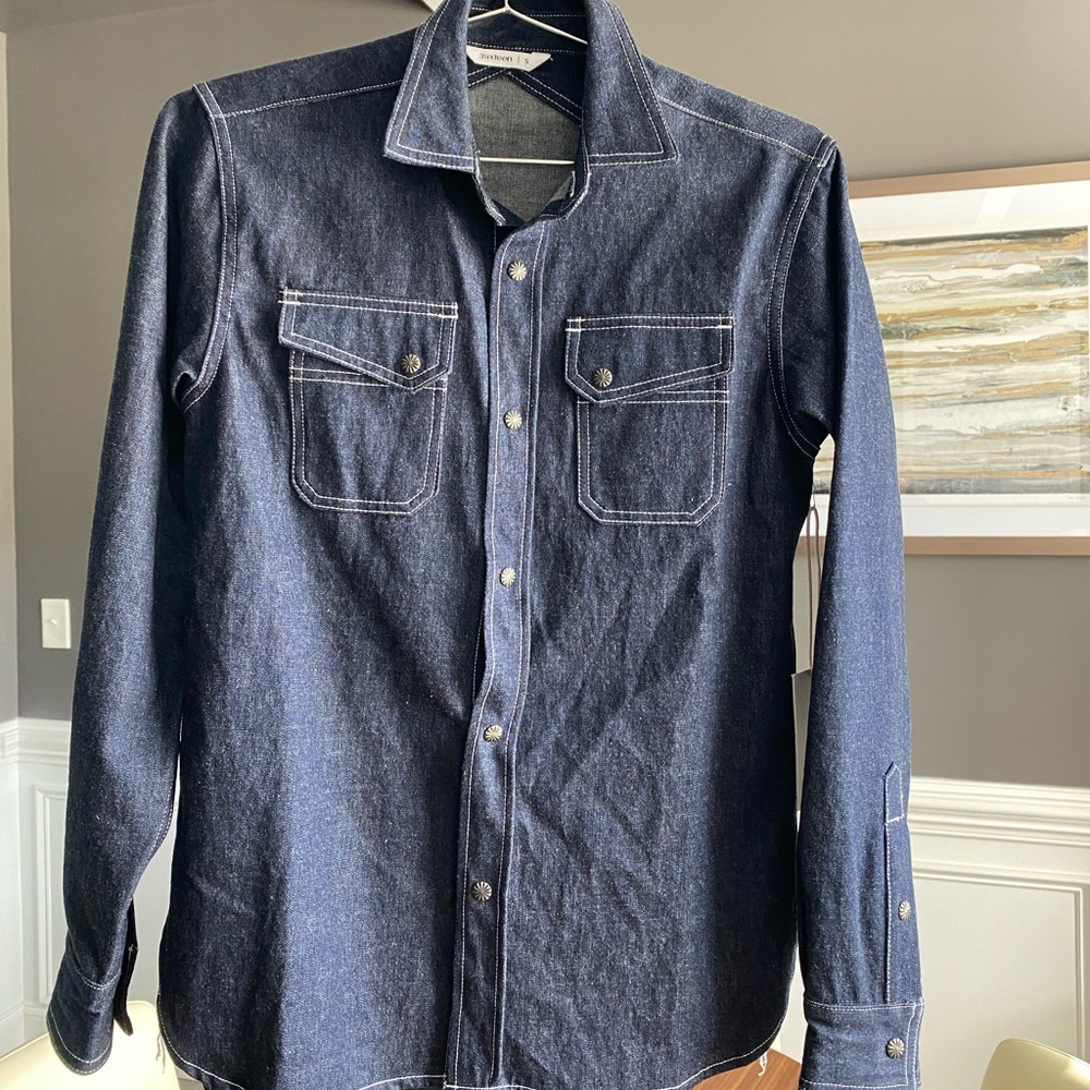 Mens Denim 3sixteen Shirt Sz S NWT